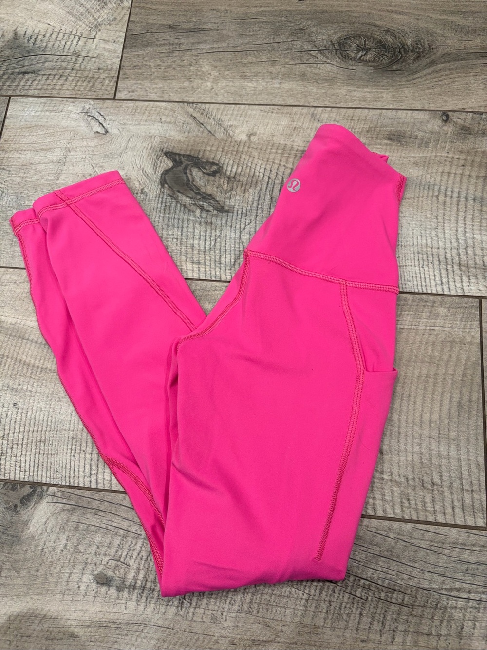 lululemon athletica Bright Hot Pink Girls' Athletic Leggings